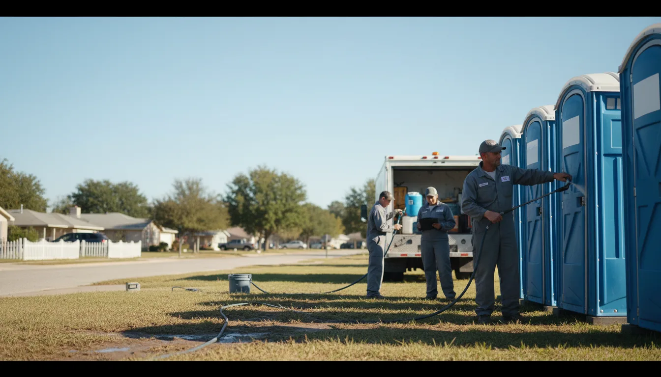 Long-Term Portable Toilet Rental in Burleson, TX near me